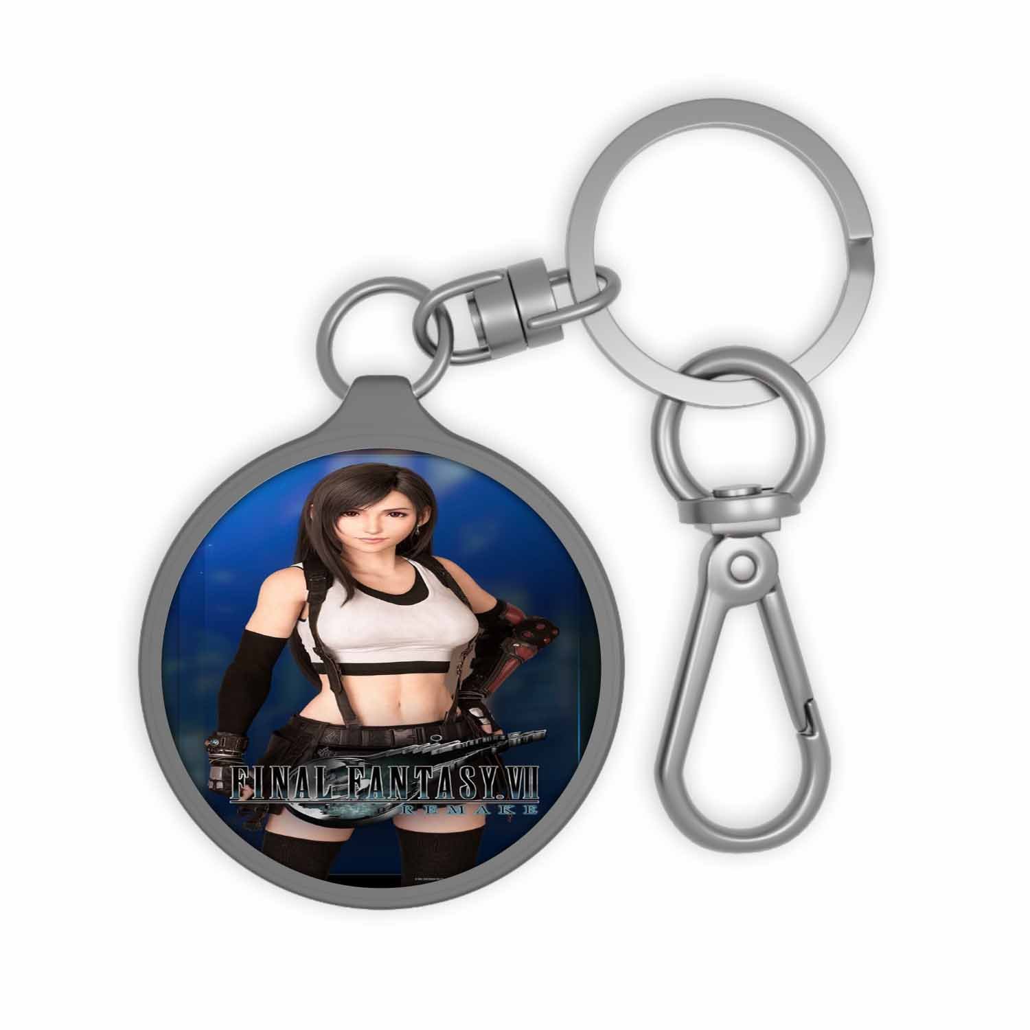 Blackdop Tifa Lockhart Final Fantasy VII Remake Keyring Tag