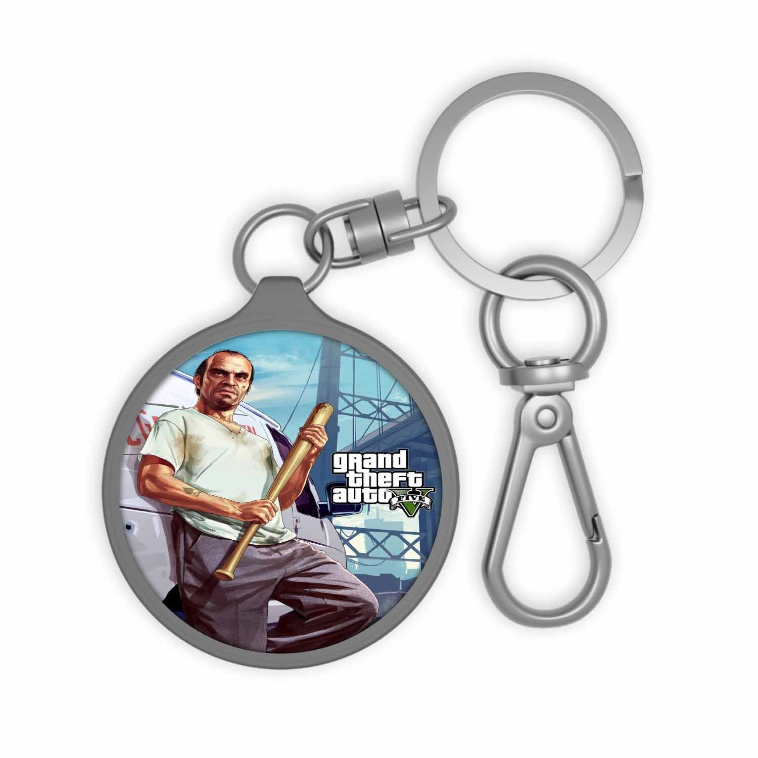 Blackdop Trevor Philips Grand Theft Auto V Keyring Tag