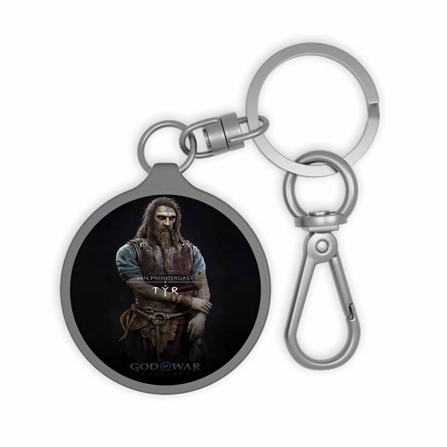 Blackdop Tyr God Of War Ragnarok Keyring Tag