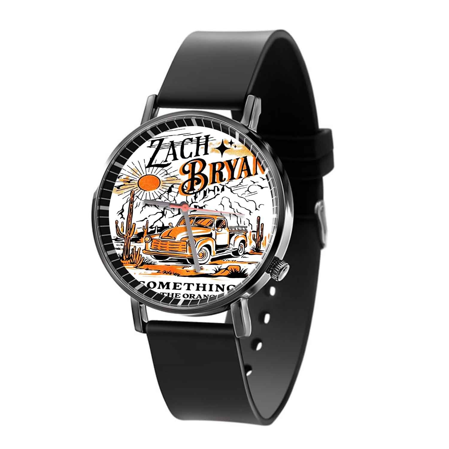 Blackdop Zach Bryan Something in The Orange Quartz Watch