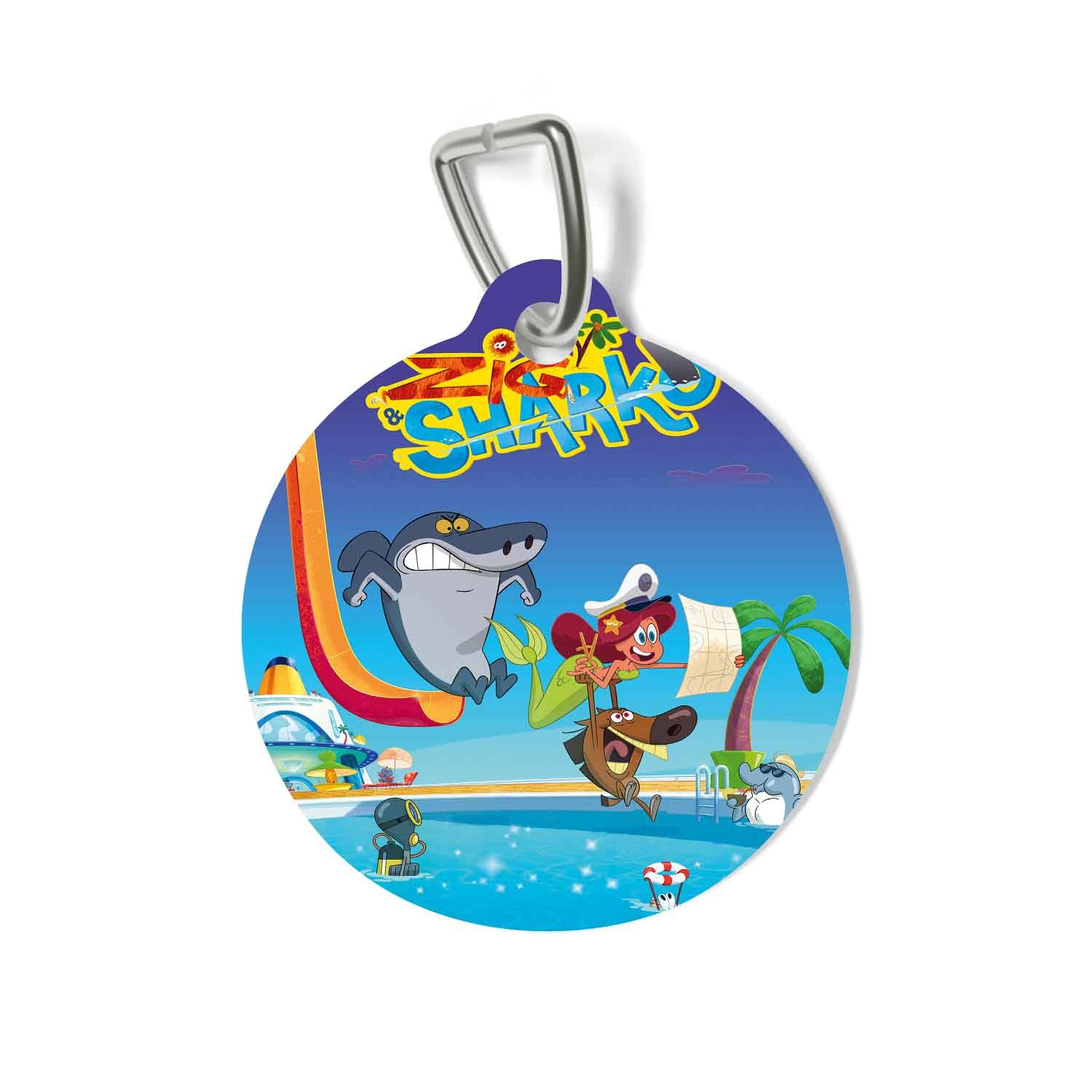 Blackdop Zig and Sharko Pet Tag