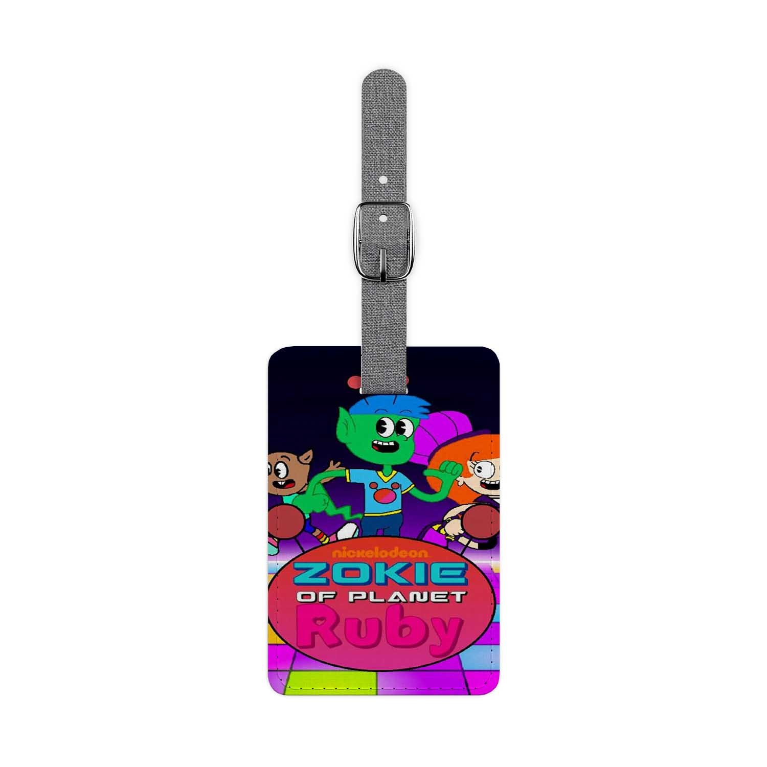 Blackdop Zokie of Planet Ruby Luggage Tag